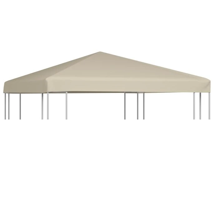 Couverture De Toit De Belvédère 310 G / M² 3x3 M Beige