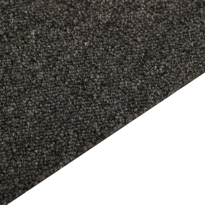Dalles De Tapis De Sol 16 Pcs 4 M² 25x100 Cm Anthracite – Image 7