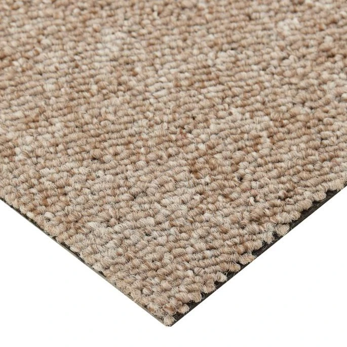 Dalles De Tapis De Sol 16 Pcs 4 M² 25x100 Cm Beige Clair – Image 8