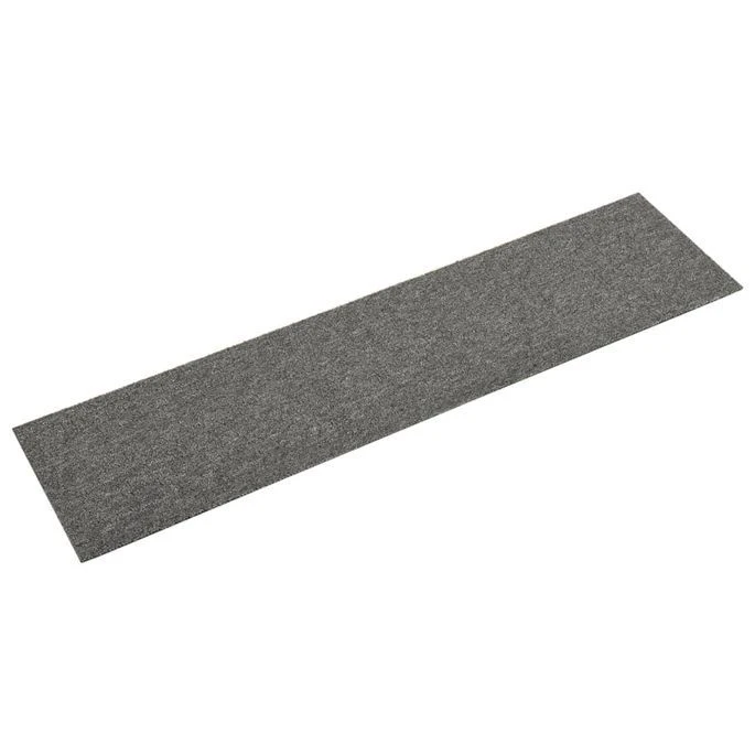 Dalles De Tapis De Sol 16 Pcs 4 M² 25x100 Cm Gris – Image 4