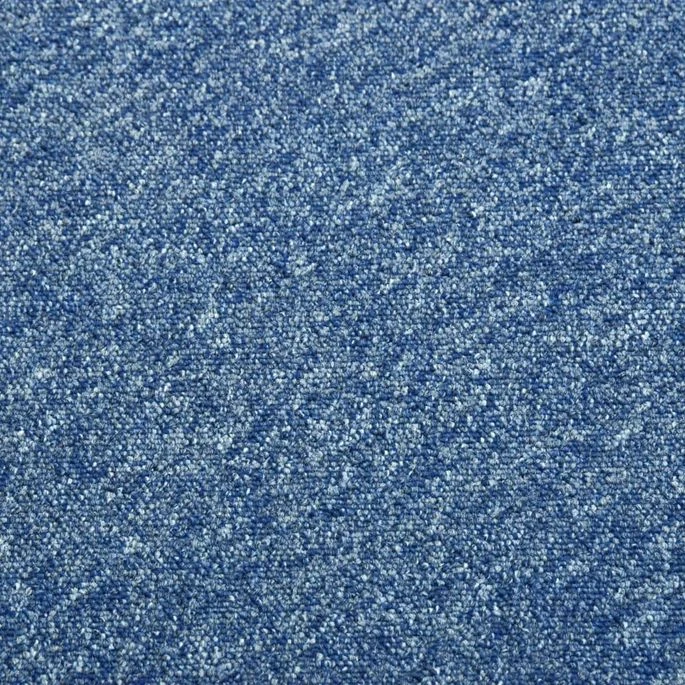 Dalles De Tapis De Sol 20 Pcs 5 M² 50x50 Cm Bleu – Image 2