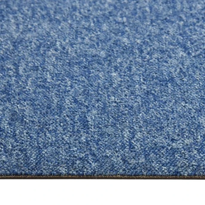 Dalles De Tapis De Sol 20 Pcs 5 M² 50x50 Cm Bleu – Image 5