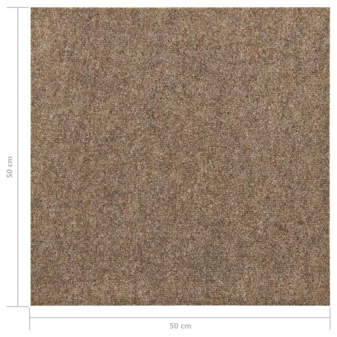 Dalles De Tapis De Sol 20 Pcs 5 M² Beige – Image 7