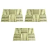 Dalles De Terrasse 18 Pcs 50x50 Cm Bois Vert
