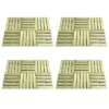 Dalles De Terrasse 24 Pcs 50x50 Cm Bois Vert