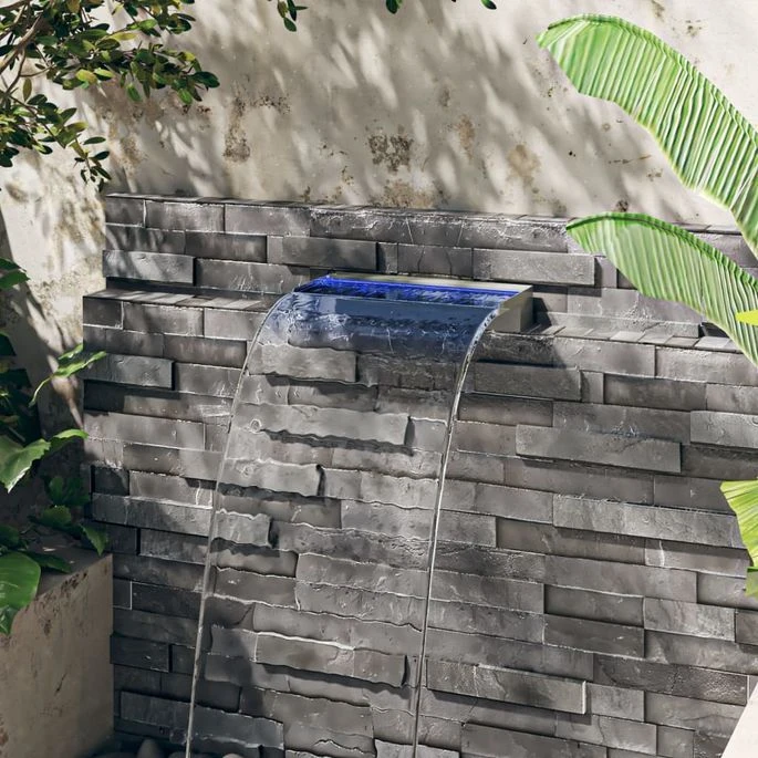 Déversoir Pour Cascade Avec LED RVB Inox 45 Cm – Image 3