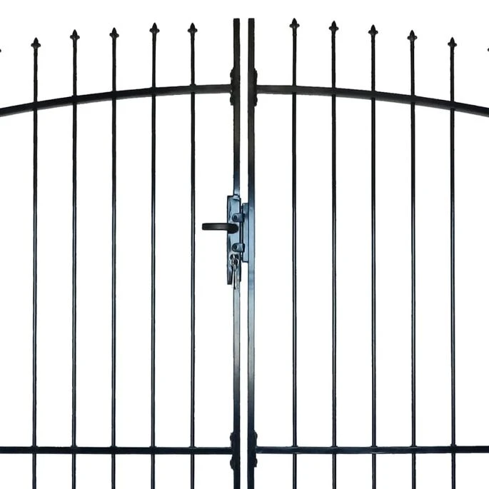 Double Portail Avec Haut Sous Forme De Lance 300 X 225 Cm – Image 3