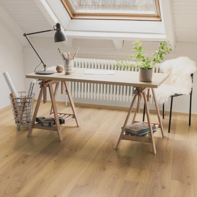 Egger Planches De Plancher Stratifié 29,85 M² 8 Mm Oak Trilogy Natural