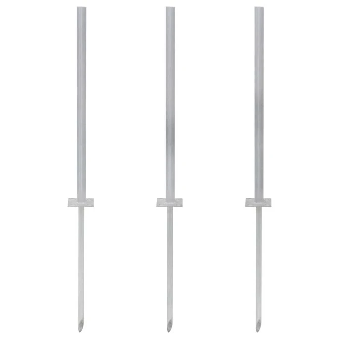 Ensemble De Clôture WPC 4 Carré + 1 Incliné 842 X 185 Cm Marron – Image 10