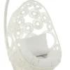 Fauteuil Suspendu Ovale Aluminium Blanc Balto