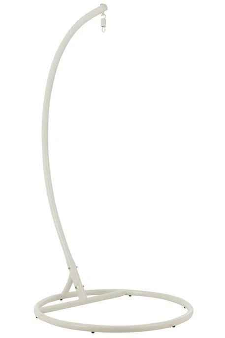 Fauteuil Suspendu Ovale Aluminium Blanc Balto – Image 10