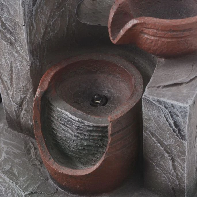 Fontaine D'intérieur Avec Lampe LED Polyrésine 2 – Image 2