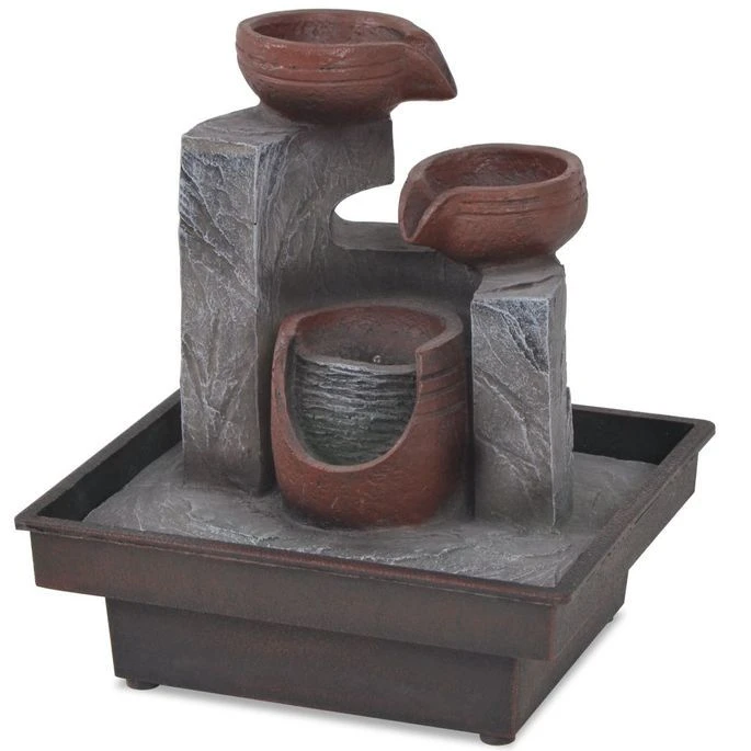 Fontaine D'intérieur Avec Lampe LED Polyrésine 2 – Image 4