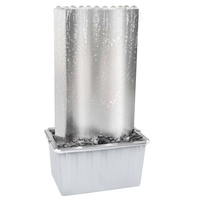 Fontaine De Jardin Argenté 60,2x37x122,1 Cm Acier Inoxydable – Image 6