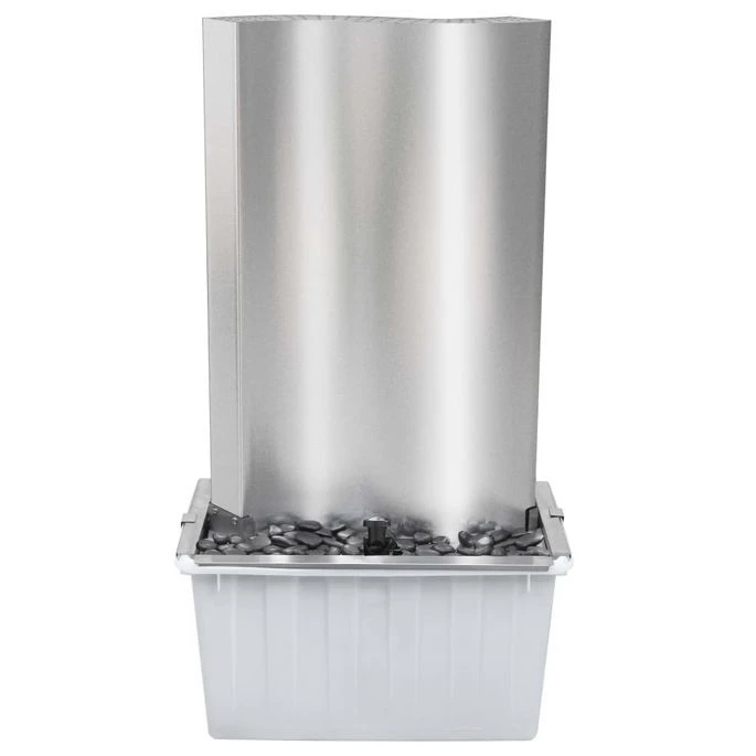 Fontaine De Jardin Argenté 60,2x37x122,1 Cm Acier Inoxydable – Image 7