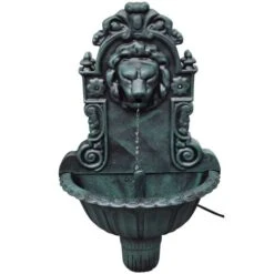 Fontaine Murale Design De Tête De Lion