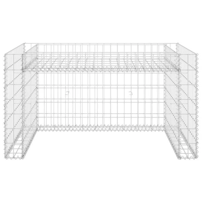 Garage Tondeuse à Gazon Lit Surélevé 110x80x60 Cm Fil En Acier – Image 3