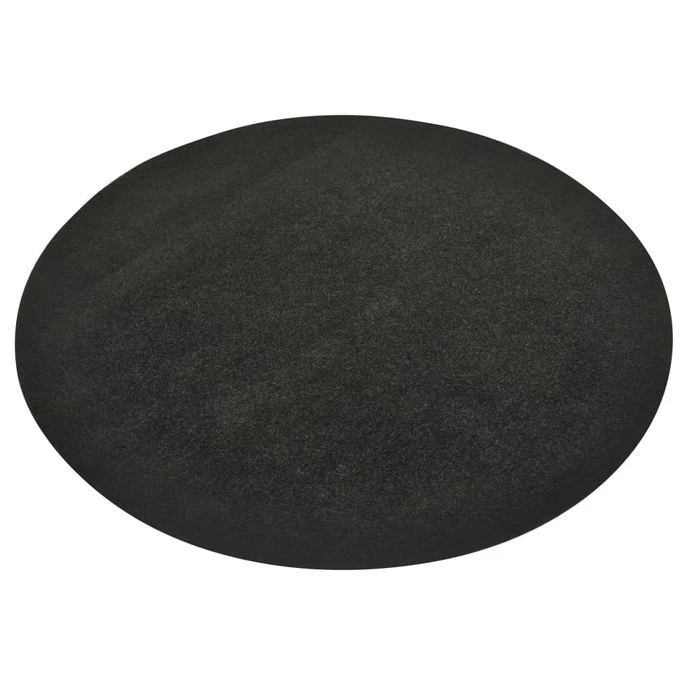 Gazon Artificiel Avec Picots Dia.95 Cm Anthracite Rond – Image 2