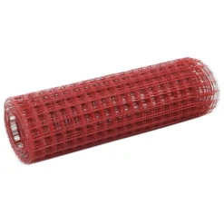 Grillage Acier Avec Revêtement En PVC 25x0,5 M Rouge 3