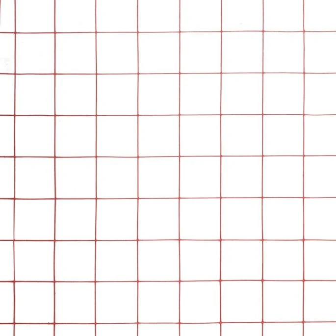 Grillage Acier Avec Revêtement En PVC 25x0,5 M Rouge 3 – Image 4