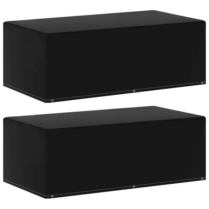 Housses De Meubles De Jardin 2pcs 6œillets Barbecue 170x90x60cm