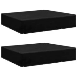 Housses De Salon De Jardin 2 Pcs 12 œillets 250x250x70 Cm