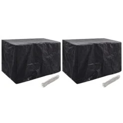Housses De Salon De Jardin 2 Pcs 8 œillets 140x70x90 Cm