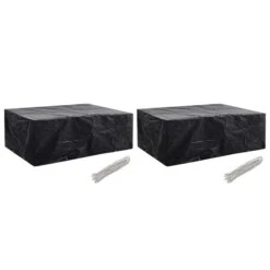 Housses De Salon De Jardin 2 Pcs 8 œillets 242x162x100 Cm