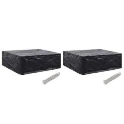 Housses De Salon De Jardin 2 Pcs 8 œillets 250x210x90 Cm