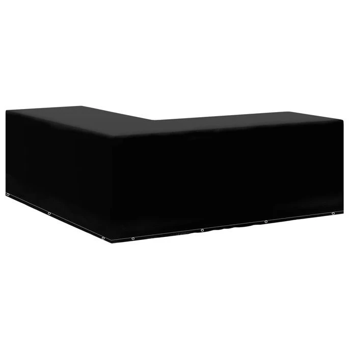 Housses De Salon De Jardin 2pcs Forme L 12 œillets 250x250x90cm – Image 4