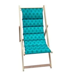 JARDIN PRIVE Chilienne Matelassée Manaos - Toile Amovible - Vert Emeraude