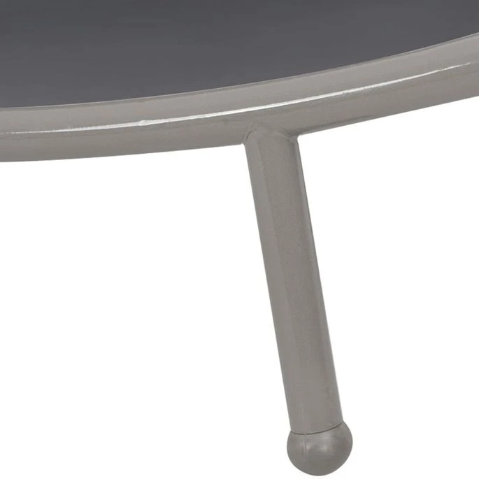 Lit De Jardin Anthracite 200x173 Cm Acier – Image 5