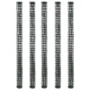 Mailles De Clôture De Jardin 5 Pcs PEHD 1x1,2 M Vert
