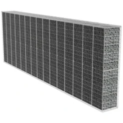 Mur En Gabion Avec Couvercle Acier Galvanisé 600x50x200 Cm