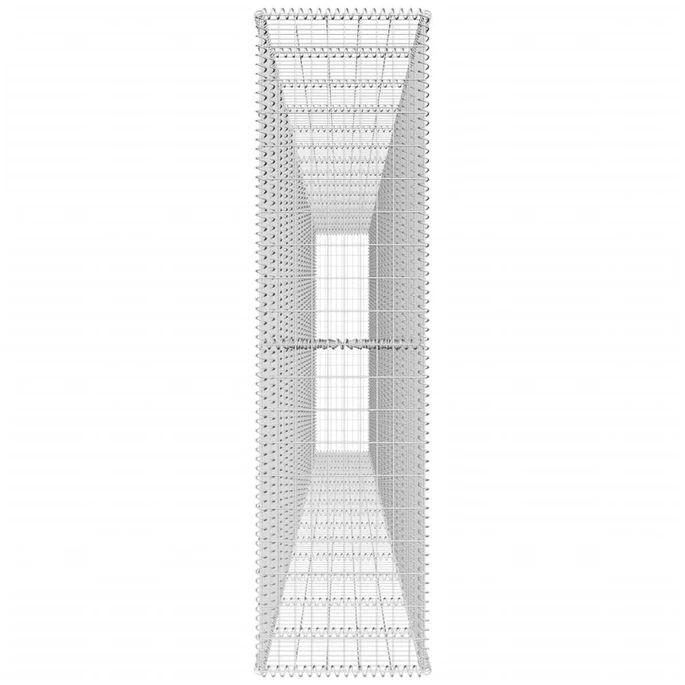 Mur En Gabion Avec Couvercle Acier Galvanisé 600x50x200 Cm – Image 4