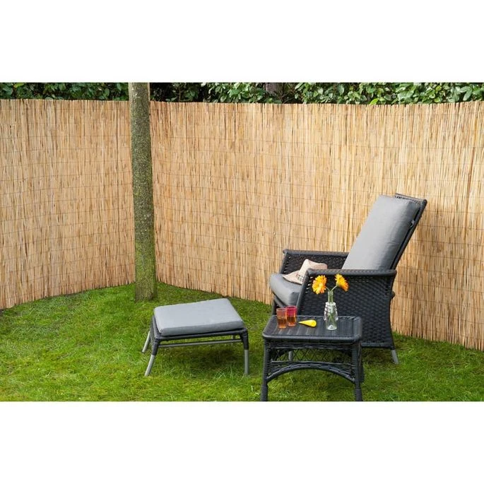 Nature 2 Pcs Écrans De Jardin Roseau De Bambou 500 X 150 Cm – Image 2