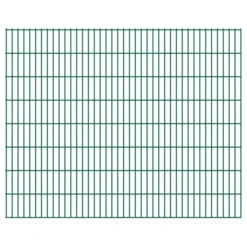 Panneau De Clôture De Jardin 2D 2,008x1,63 M Vert