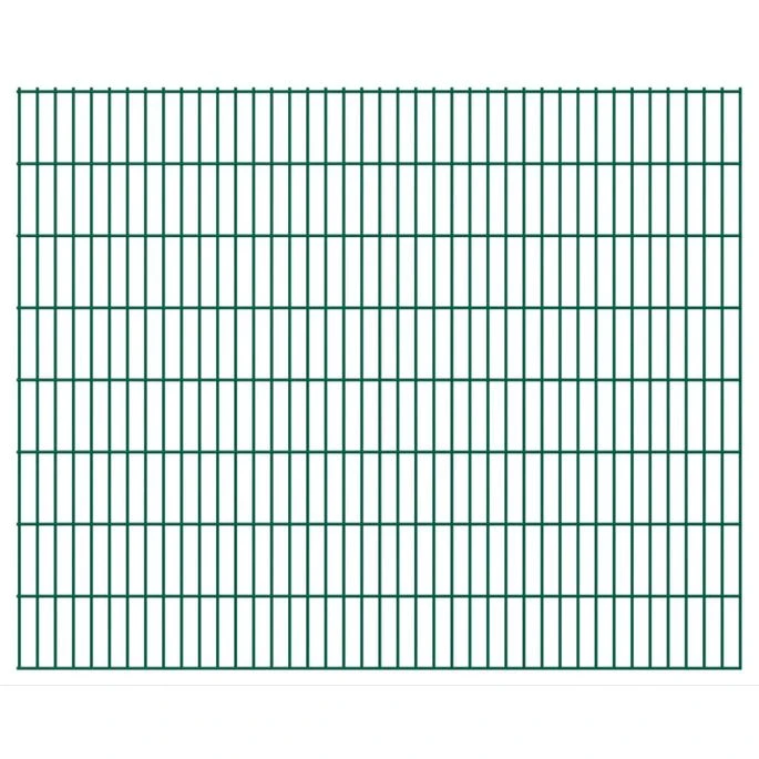 Panneau De Clôture De Jardin 2D 2,008x1,63 M Vert