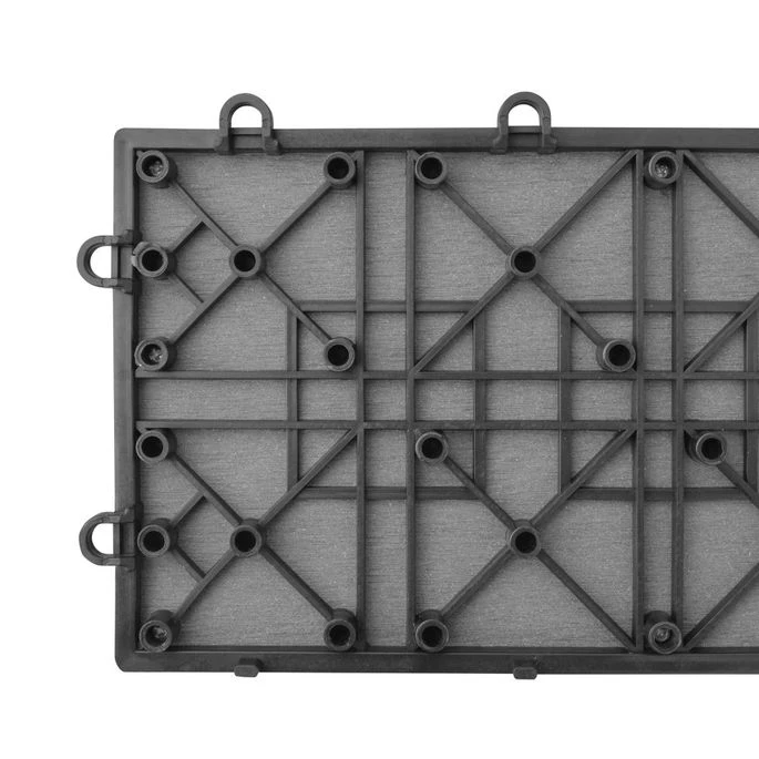 Panneau De Terrasse 34 Pcs Pour Spa WPC 255 X 210 Cm Gris – Image 10