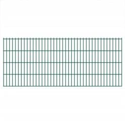 Panneaux De Clôture De Jardin 2D 2,008x0,83 M 12 M Total Vert