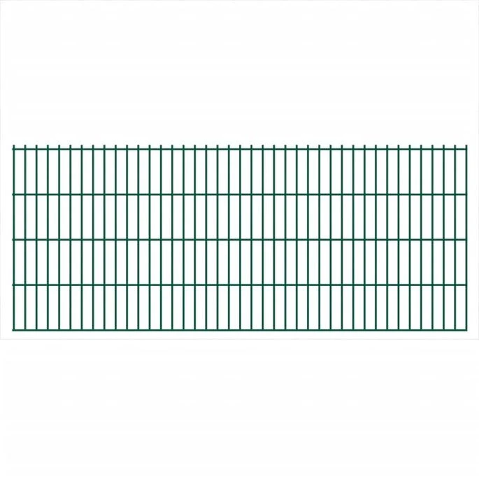 Panneaux De Clôture De Jardin 2D 2,008x0,83 M 12 M Total Vert