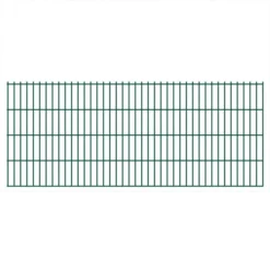 Panneaux De Clôture De Jardin 2D 2,008x0,83 M 20 M Total Vert