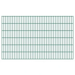 Panneaux De Clôture De Jardin 2D 2,008x1,23 M 34 M Total Vert