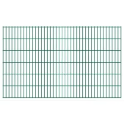Panneaux De Clôture De Jardin 2D 2,008x1,23 M 6 M Total Vert
