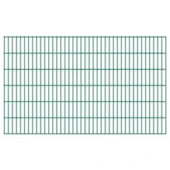 Panneaux De Clôture De Jardin 2D 2,008x1,23 M 8 M Total Vert