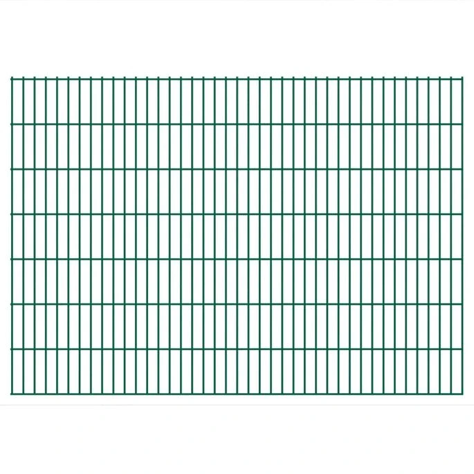 Panneaux De Clôture De Jardin 2D 2,008x1,43 M 22 M Total Vert