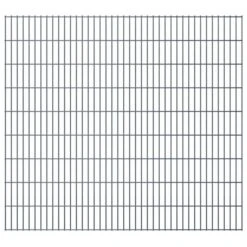 Panneaux De Clôture De Jardin 2D 2,008x1,83 M 20 M Total Gris