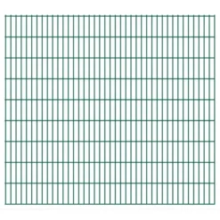 Panneaux De Clôture De Jardin 2D 2,008x1,83 M 48 M Total Vert