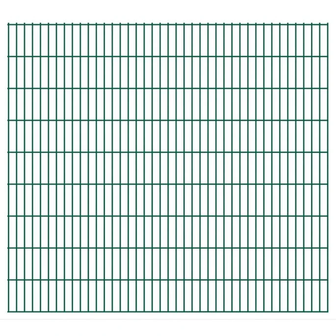 Panneaux De Clôture De Jardin 2D 2,008x1,83 M 48 M Total Vert