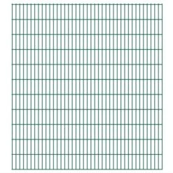 Panneaux De Clôture De Jardin 2D 2,008x2,23 M 10 M Total Vert
